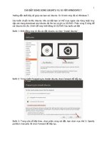 CÀI ĐẶT SONG SONG UBUNTU 10.10 VỚI WINDOWS 7 pdf