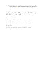TRIỂN KHAI MICROSOFT OFFICE SHAREPOINT SERVER 2007 CHO HỆ THỐNG MẠNG DOANH NGHIỆP - PHẦN 7 pps