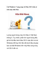 Cài Windows 7 song song với Mac OS X sẵn có trên máy tính Mac ppsx