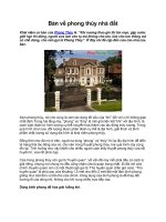 Bàn về phong thủy nhà đất potx