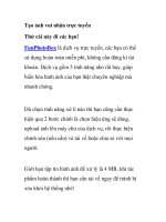 Tạo ảnh vui nhộn trực tuyến Thử cái này đi các bạn! docx