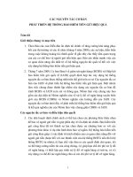 Nguyên tắc Bảo hiểm Tiền Gửi hiệu quả pot