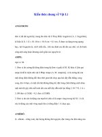 Kiến thức chung về Vật Lí pptx