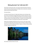 Những địa danh ''''hot'''' nhất năm 2011 pps