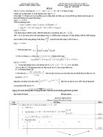 Đề thi khỏa sát toán học lớp 12 pptx