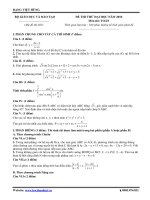 ĐỀ THI THỬ ĐẠI HỌC NĂM 2010 MÔN TOÁN ĐỀ 023 ppsx