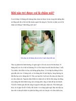 Khi nào trẻ được coi là chậm nói? pptx