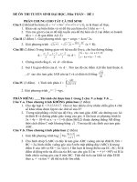 9 ĐỀ ÔN THI TUYỂN SINH ĐẠI HỌC MÔN TOÁN 2011 ppsx