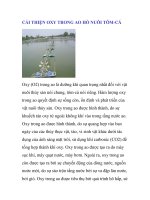 CẢI THIỆN OXY TRONG AO HỒ NUÔI TÔM-CÁ ppsx