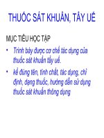Thuốc sát khuẩn tẩy uế pptx