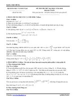 ĐỀ THI THỬ ĐẠI HỌC NĂM 2010 MÔN TOÁN ĐỀ 016 pptx