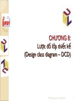 Giáo trình UML - Chương 9: Lược đồ lớp thiết kế ppsx