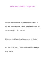 MAKING A DATE - HẸN HÒ ppsx