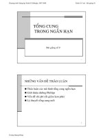 Bài Giảng Kinh tế Vĩ mô Chương 9 - Truong Quang Hung pptx