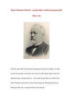 Hans Christian Oersted – sự phát hiện ra mối tương quan giữa điện và từ ppsx