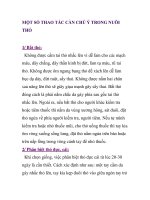 MỘT SỐ THAO TÁC CẦN CHÚ Ý TRONG NUÔI THỎ pot