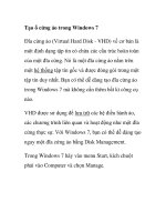 Tạo ổ cứng ảo trong Windows 7 pptx