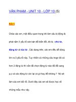 VĂN PHẠM - UNIT 10 - LỚP 10 (5) ppsx