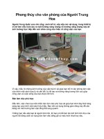 Phong thủy cho văn phòng của Người Trung Hoa pdf