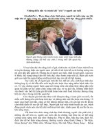 những điều nên và tránh khi yêu ở người cao tuổi