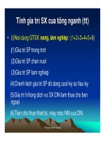 Sản xuất doanh nghiệp - Phương pháp thống kê phần 6 pot