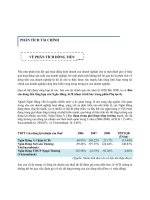 Báo cáo: Phân tích dòng tiền pps