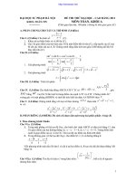 Đề thi thử đại học 2011 môn Toán khối A potx