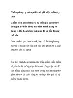 Những công cụ miễn phí đánh giá hiệu suất máy tính pptx