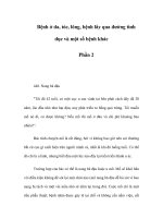 Bệnh ở da, tóc, lông, bệnh lây qua đường tình dục và một số bệnh khác - Phần 2 docx