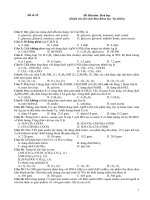Đề thi ôn tập hóa -phần 4 docx