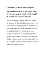 Cài Windows XP cho các laptop thế hệ mới ppsx