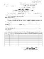 Giay xac nhan dia ban phuc vu quan doi ppsx