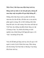 Một số lưu ý khi chọn mua điện thoại xách tay pdf