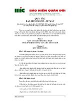 QUY TẮC BẢO HIỂM MÔ TÔ - XE MÁY pps