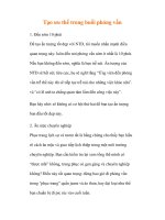 Tạo ưu thế trong buổi phỏng vấn pot