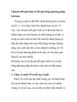 Chuyển đổi giới tính cá Rô phi bằng phương pháp hormon pot