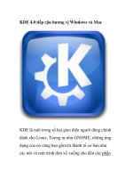 KDE 4.0 tiếp cận hương vị Windows và Mac potx