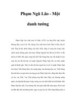 Phạm Ngũ Lão - Một danh tướng doc
