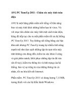 AVG PC TuneUp 2011 - Chăm sóc máy tính toàn diện ppsx