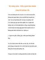 Kỹ năng mềm Kiểu người khó thành công khi phỏng vấn ppsx