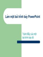 Làm một bài trình bày PowerPoint pdf