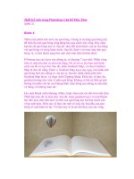 Thiết Kế Ảnh trong Photoshop: Chủ Đề Phác Thảo (phần 2) pptx