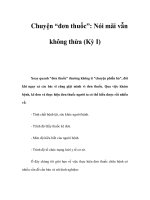 Chuyện “đơn thuốc”: Nói mãi vẫn không thừa (Kỳ I) pptx