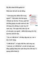 Hệ điều hành DOScapital 6.0 Phần hai: kết nối vào hệ thống docx