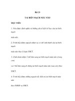 quá trình hình thành tai biến MMN part1 pptx