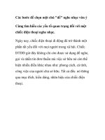 Các bước để chọn một chú 