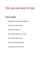 Cấu tạo của danh từ kép potx