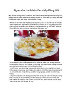 Ngon như bánh bèo tôm chấy Đồng Hới pdf