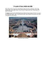 5 nước tí hon nhất trái đất pptx