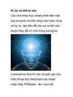 Kí ức có thể bị xóa potx